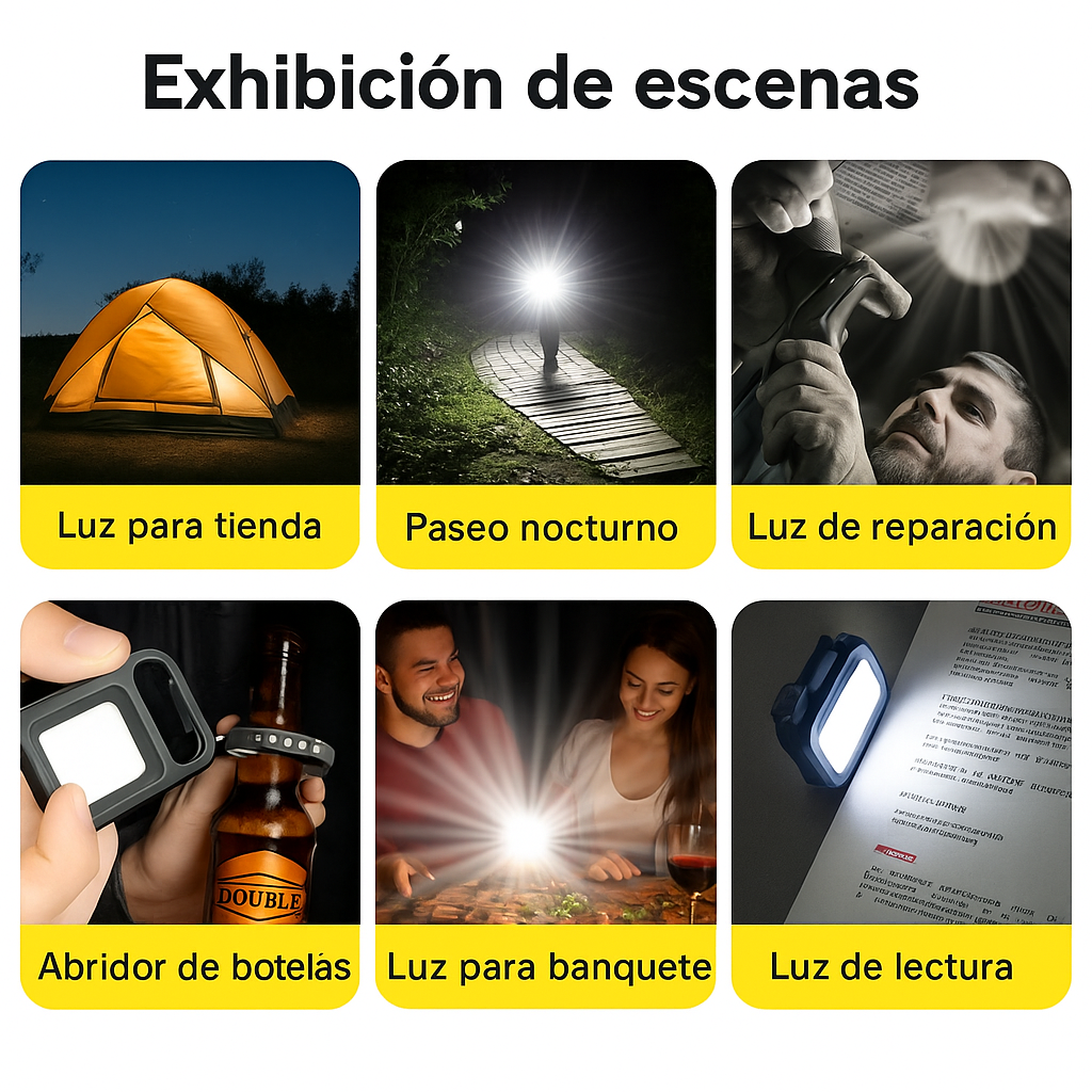 Linterna Multifuncional 3 en 1